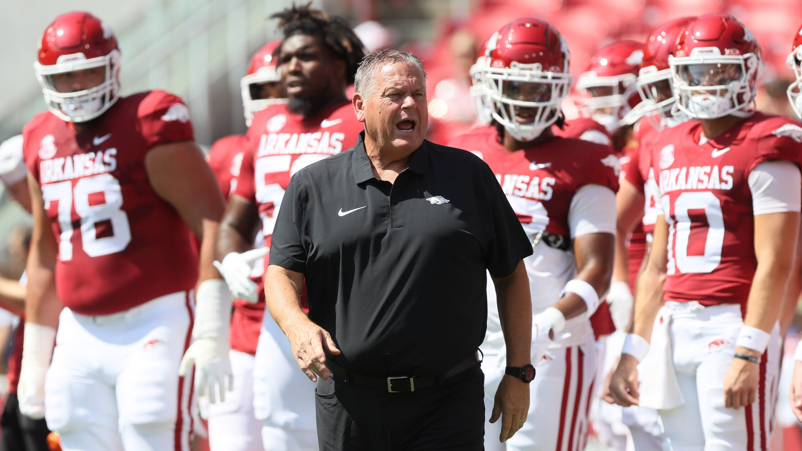 NCAA Football: Kent State at Arkansas