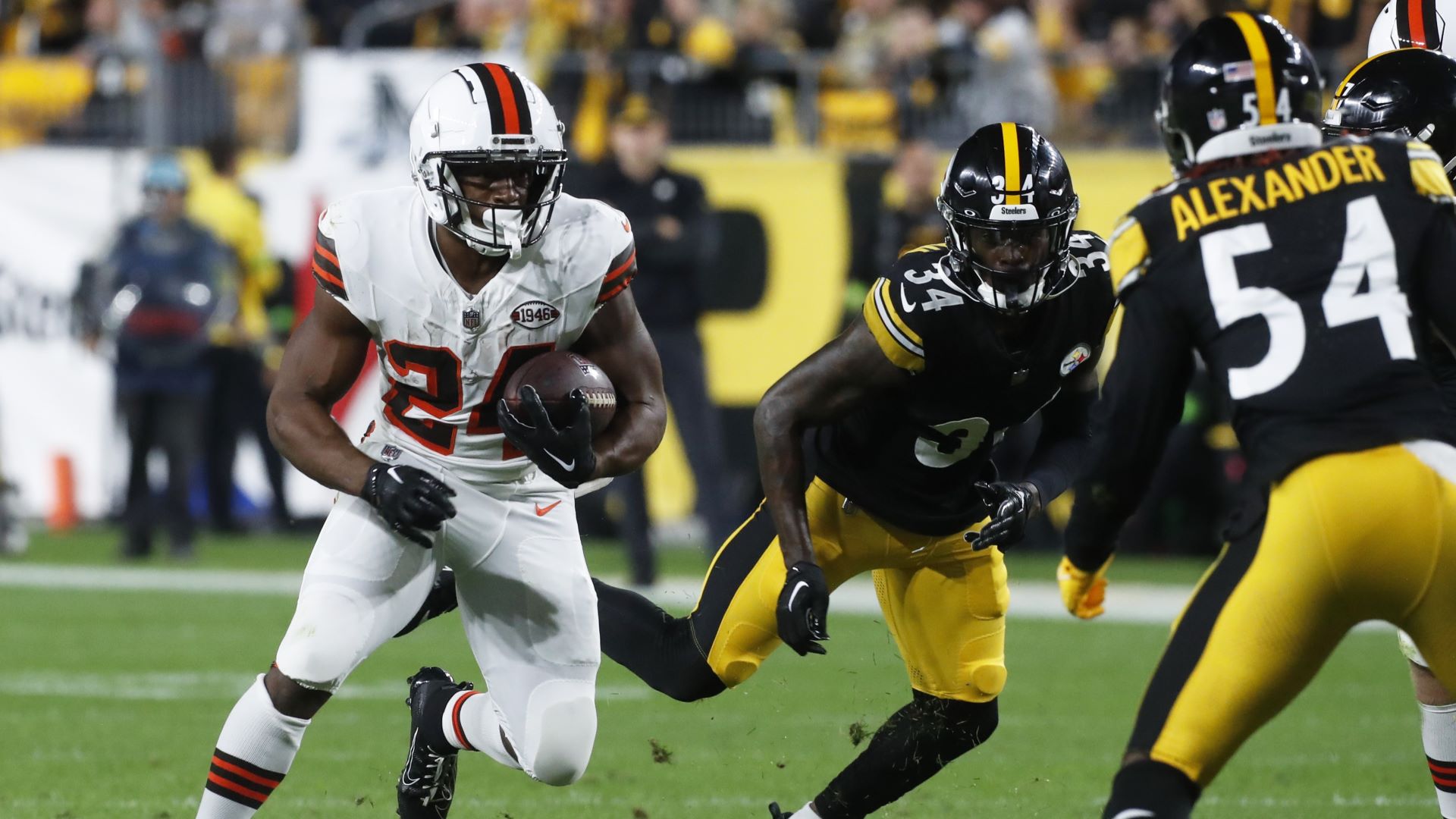 Cleveland Browns running back Nick Chubb
