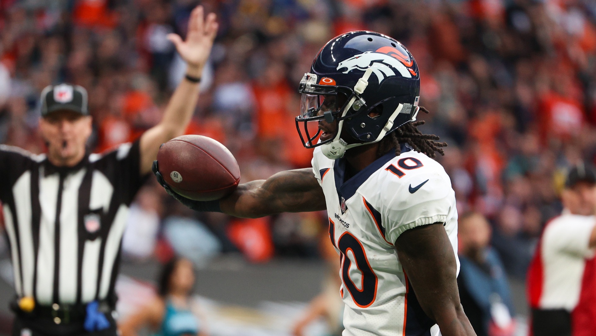 Denver Broncos wide receiver Jerry Jeudy