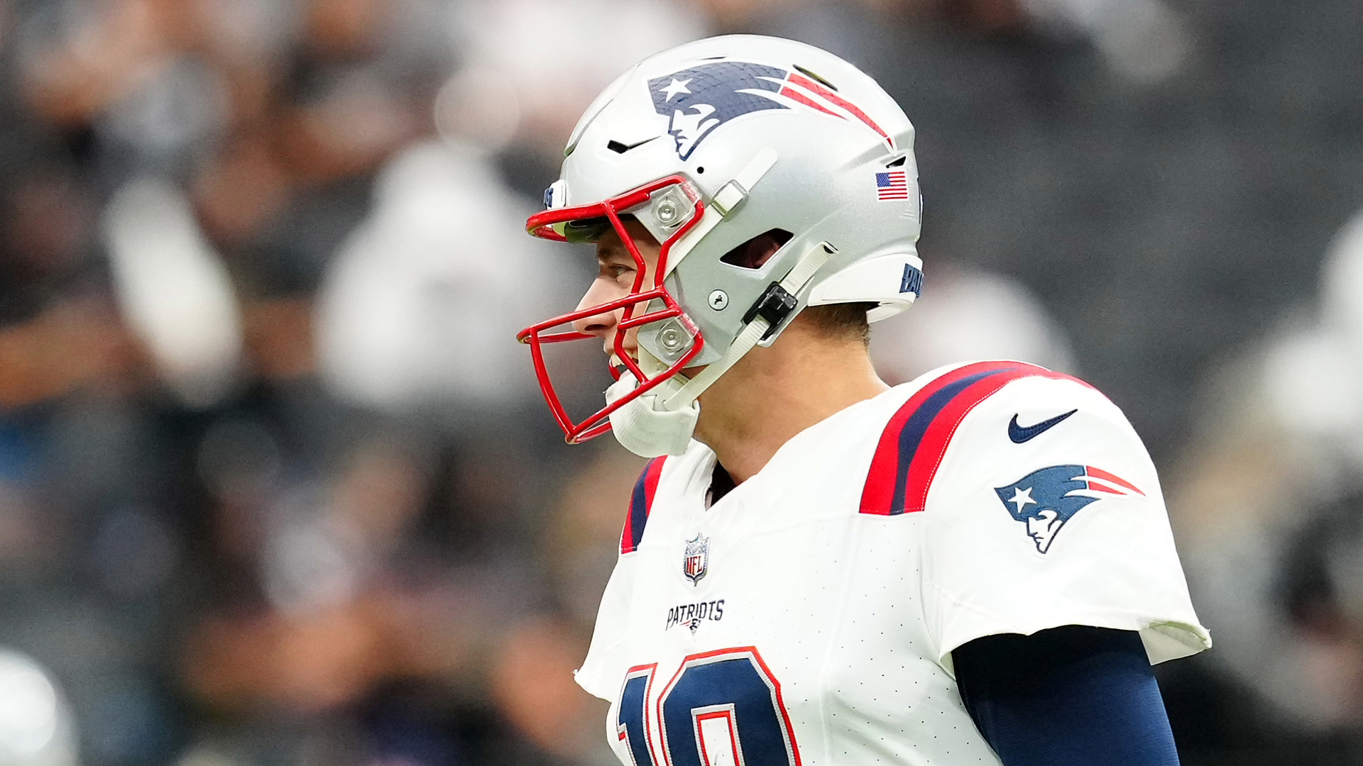 New England Patriots quarterback Mac Jones