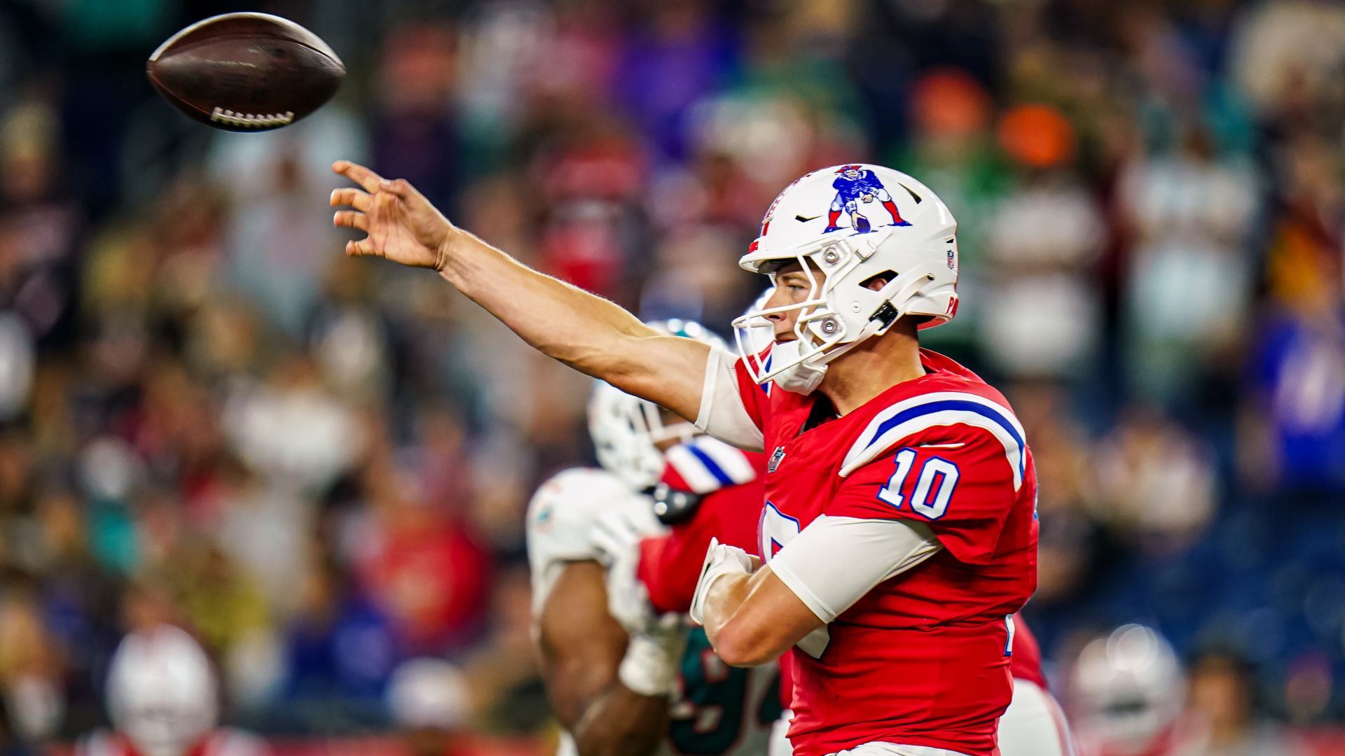 New England Patriots quarterback Mac Jones