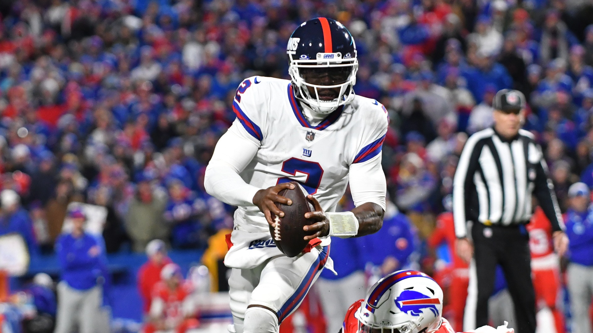 New York Giants quarterback Tyrod Taylor