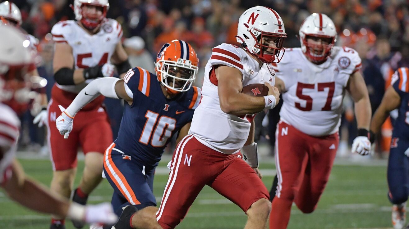 NCAA Football: Nebraska at Illinois