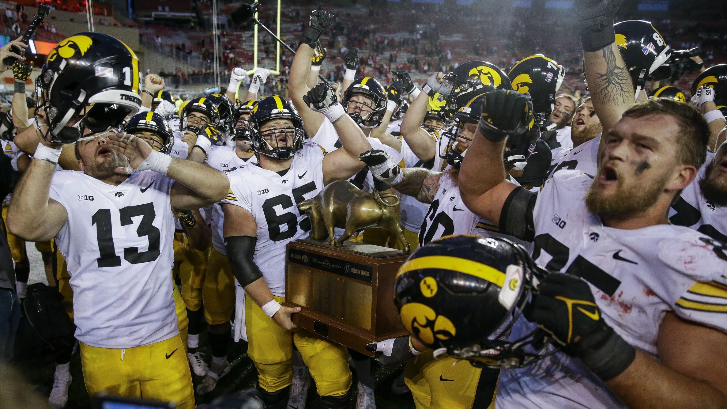 NCAA Football: Iowa at Wisconsin