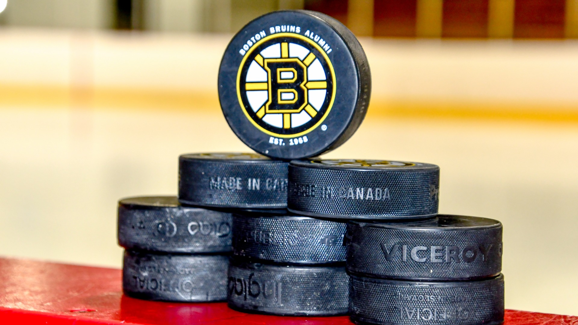 Boston Bruins Alumni pucks