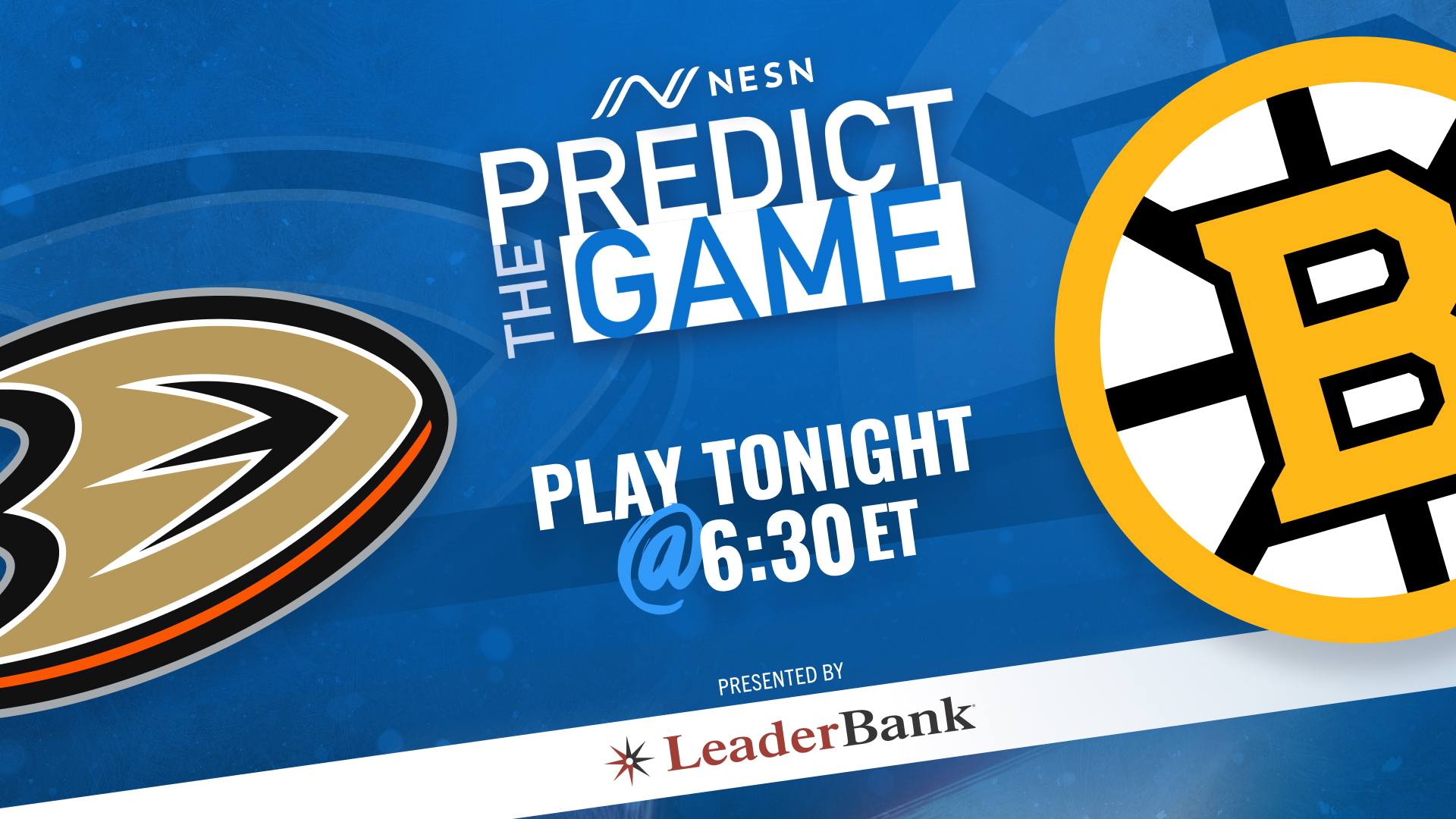 Anaheim Ducks, Boston Bruins Predict the Game