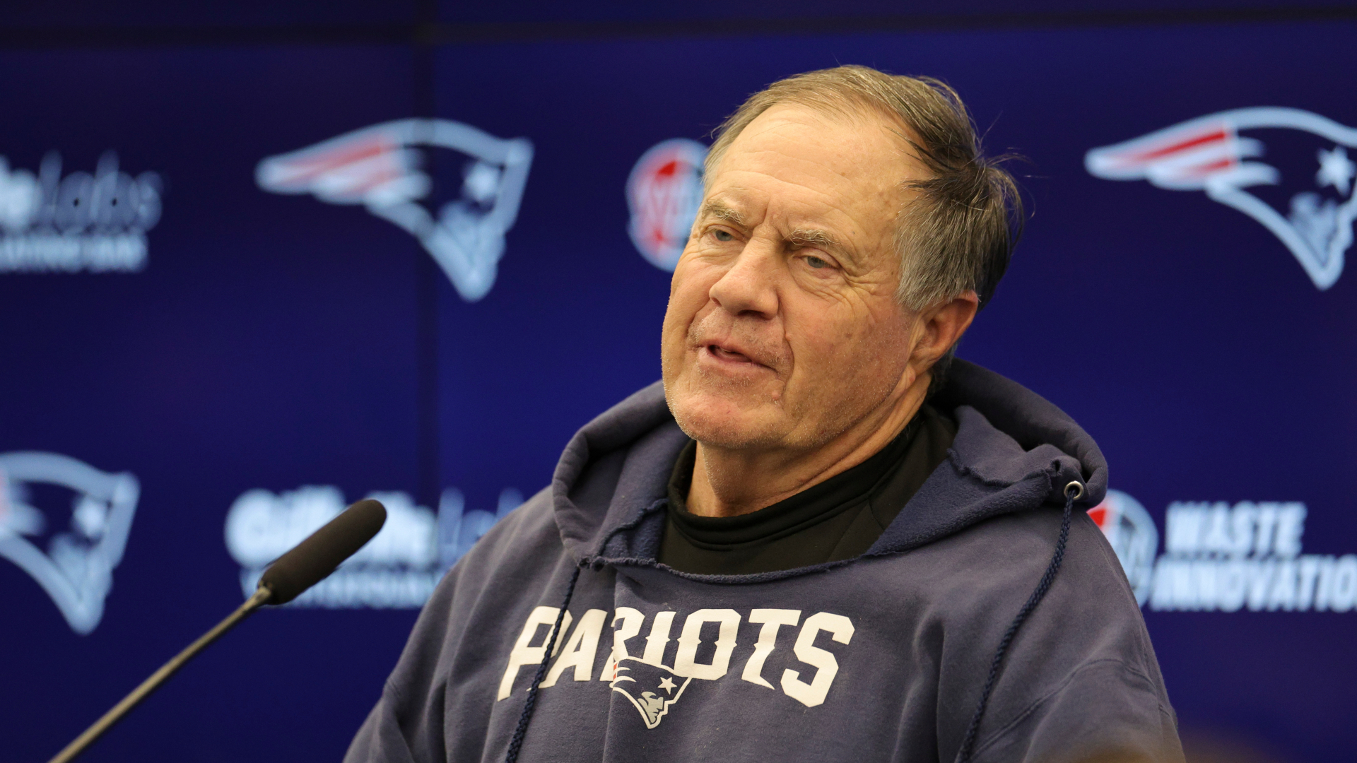 New England Patriots head coach Bill Belichick