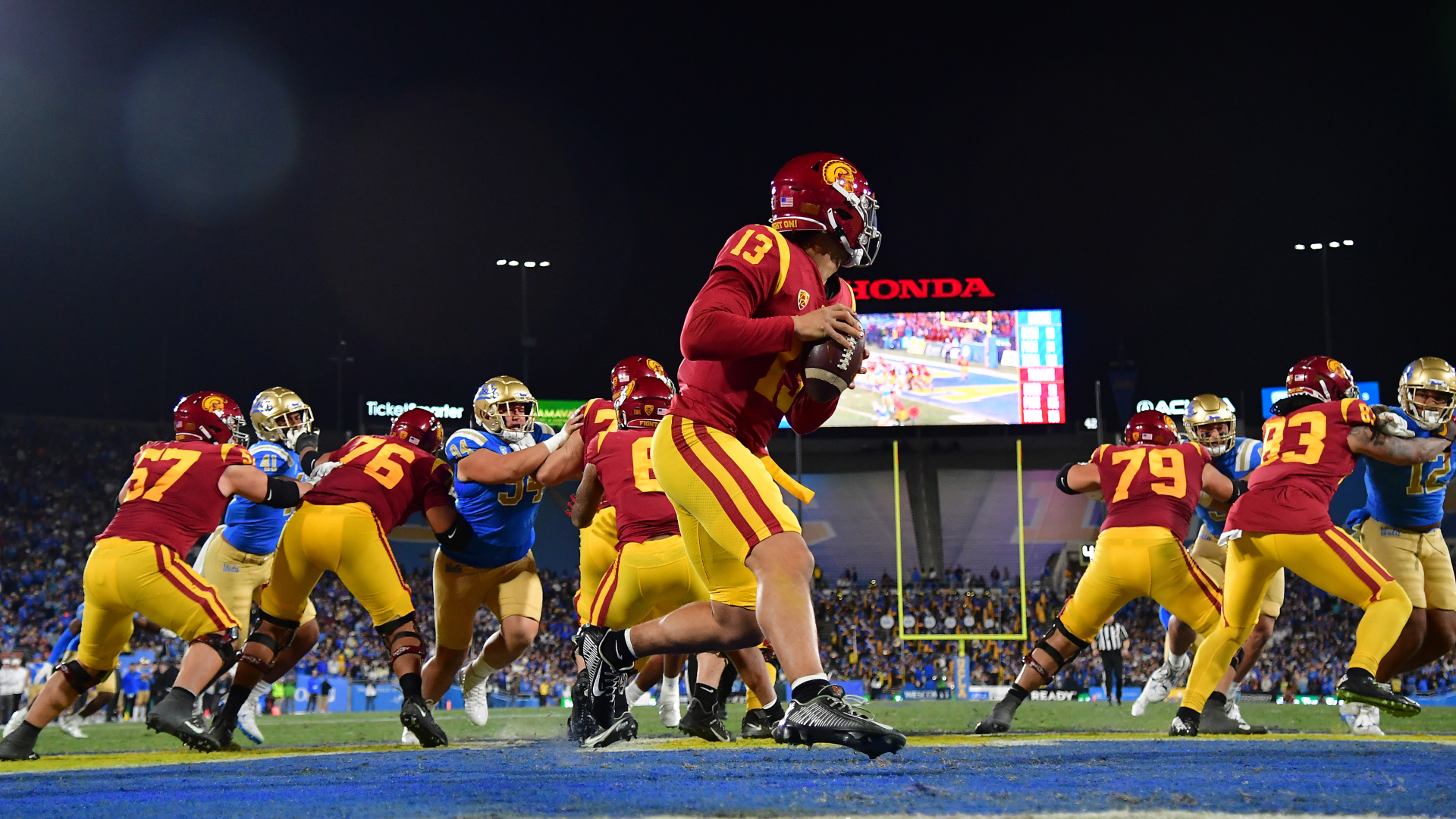 USC Trojans quarterback Caleb Williams