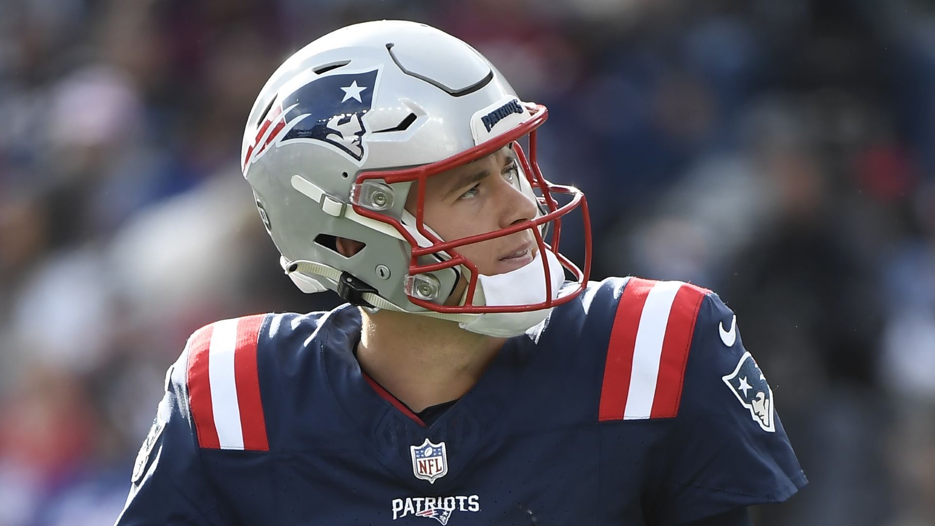 New England Patriots quarterback Mac Jones