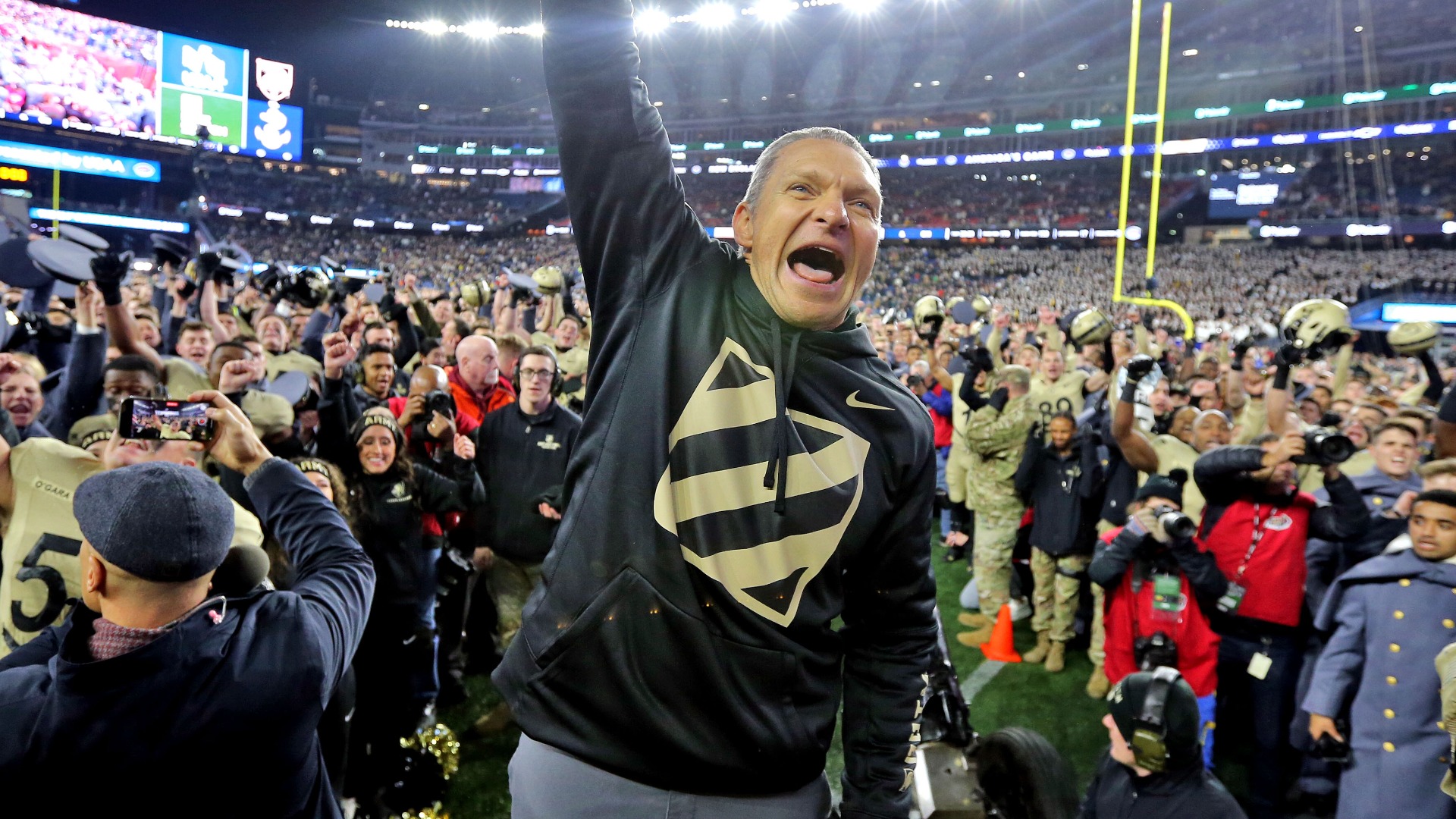 Army Black Knights head coach Jeff Monken