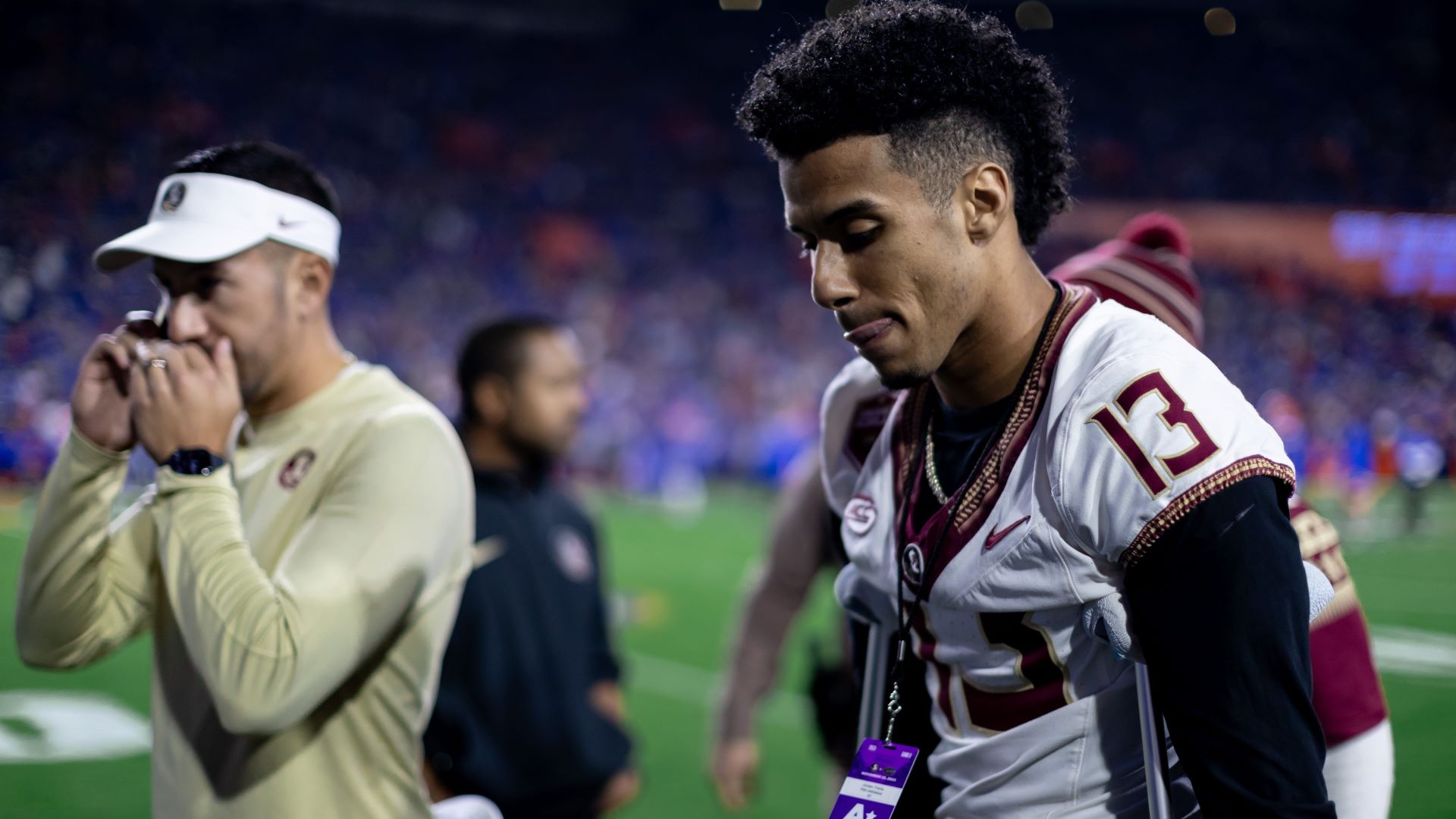 Florida State quarterback Jordan Travis