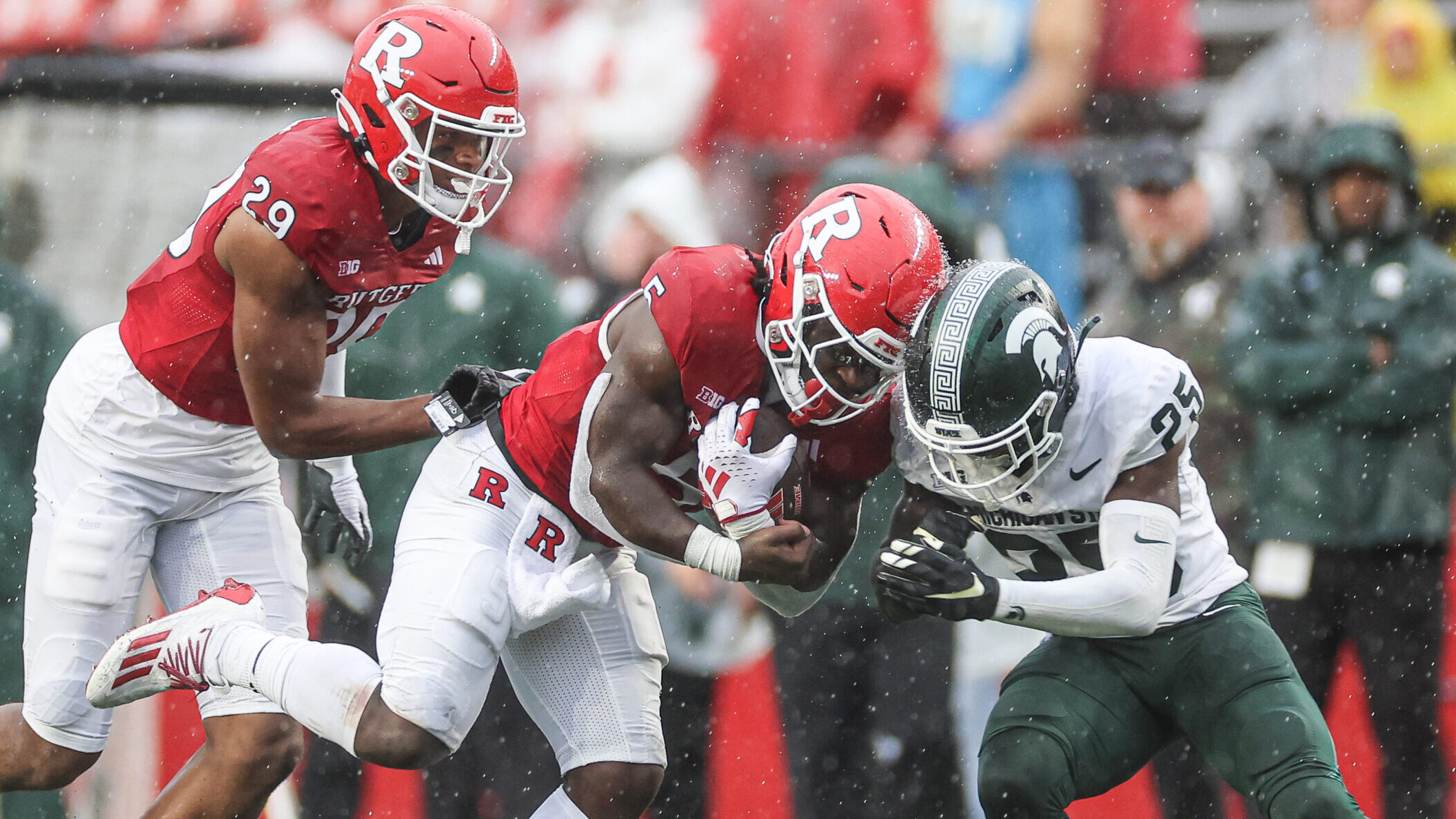 NCAA Football: Michigan State at Rutgers