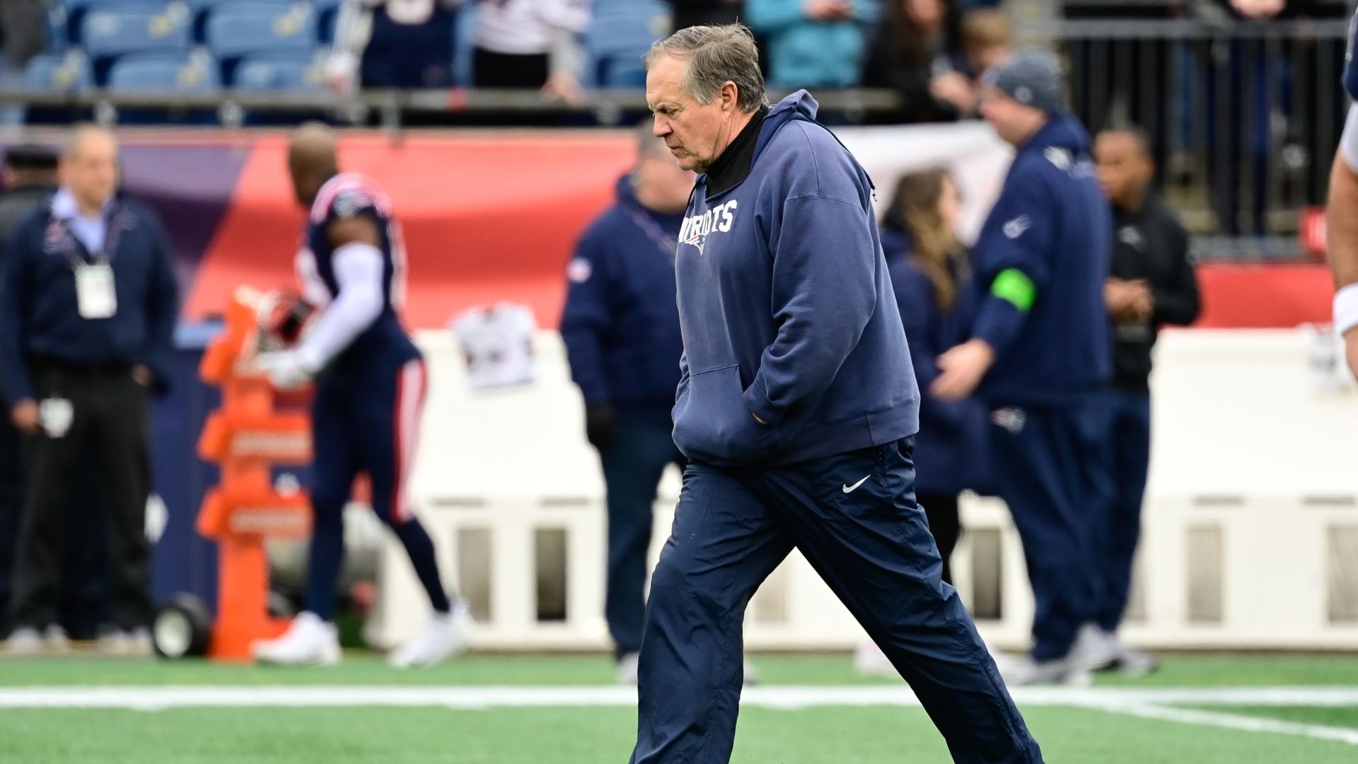 New England Patriots head coach Bill Belichick