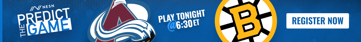 Boston Bruins Colorado Avalanche Predict the Game CTA