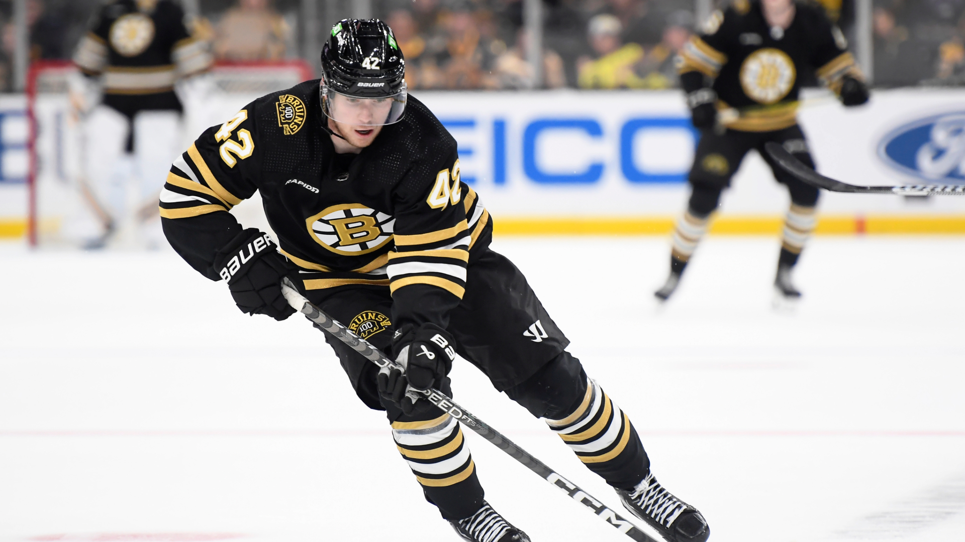 Boston Bruins center Georgii Merkulov