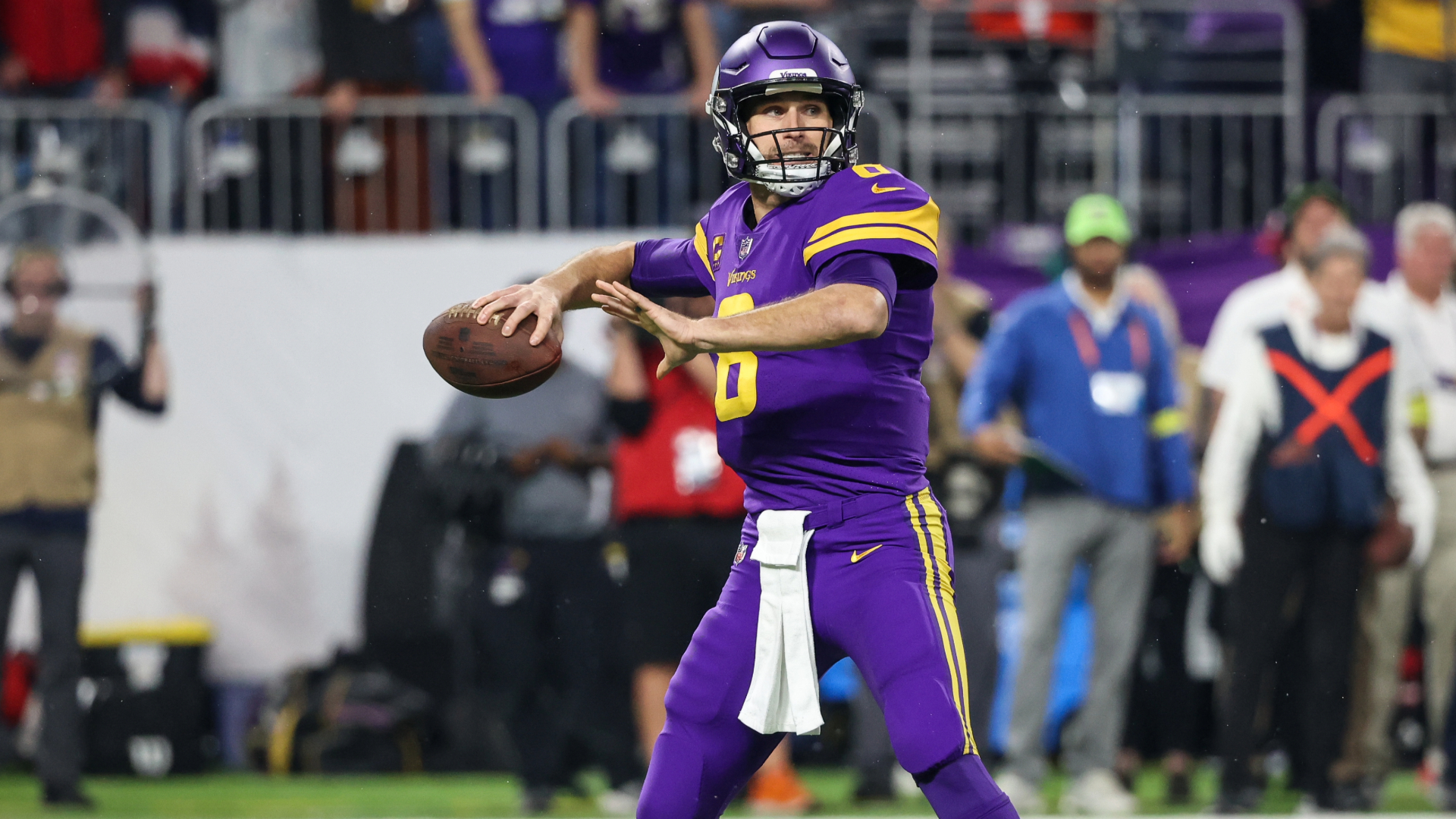 Minnesota Vikings quarterback Kirk Cousins