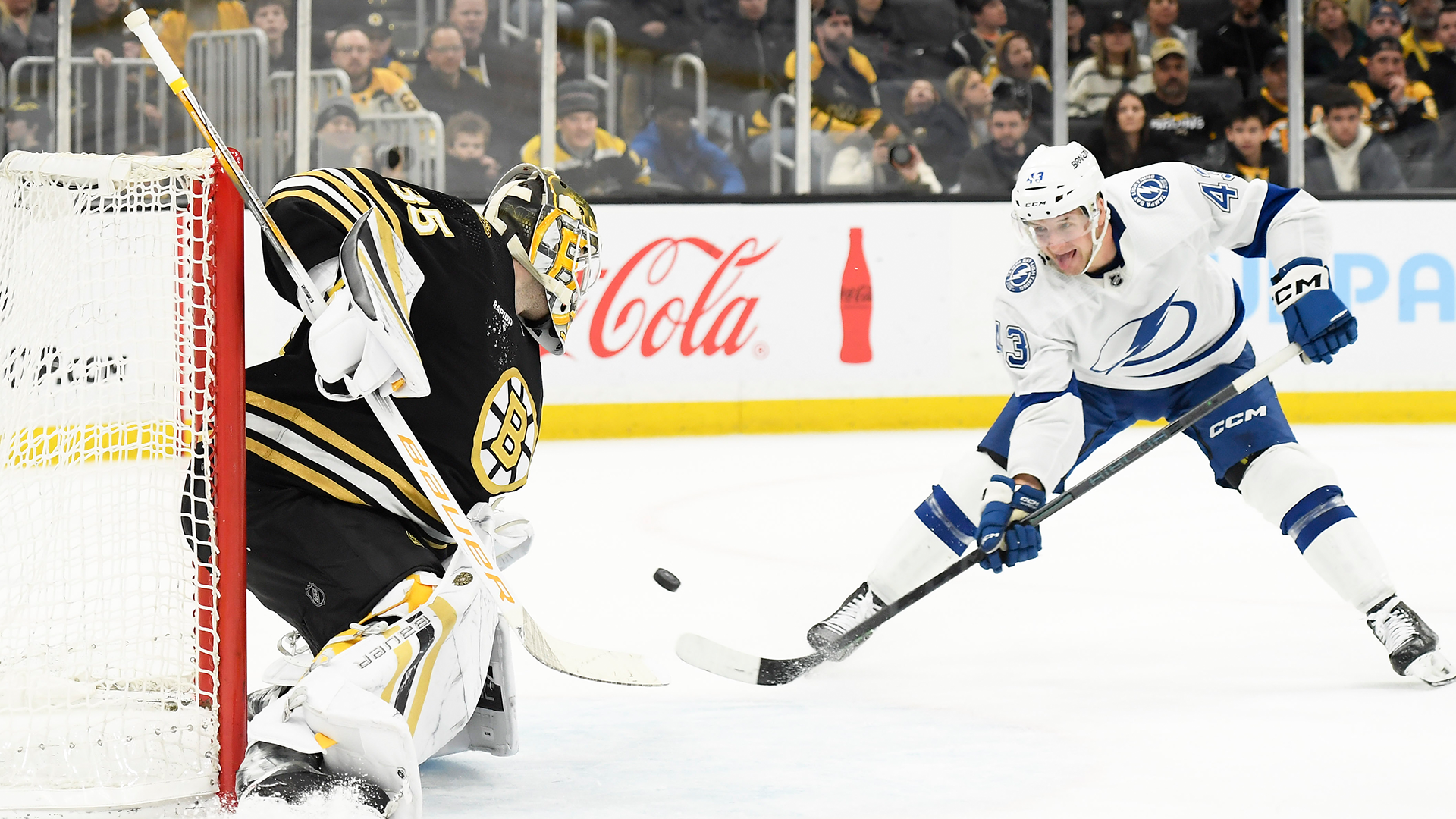 Boston Bruins Goalie Linus Ullmark