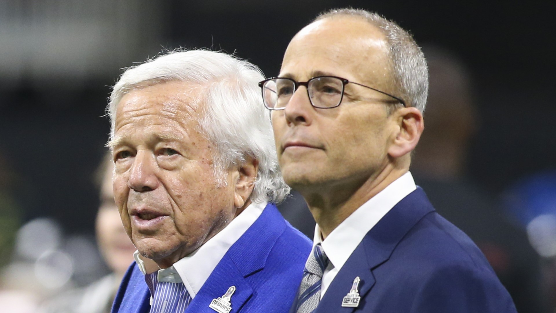 New England Patriots owners Robert Kraft, Jonathan Kraft