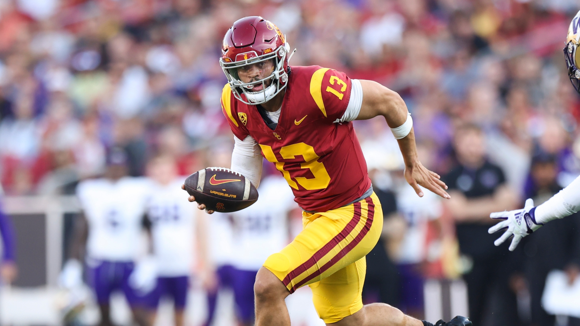 USC Trojans quarterback Caleb Williams