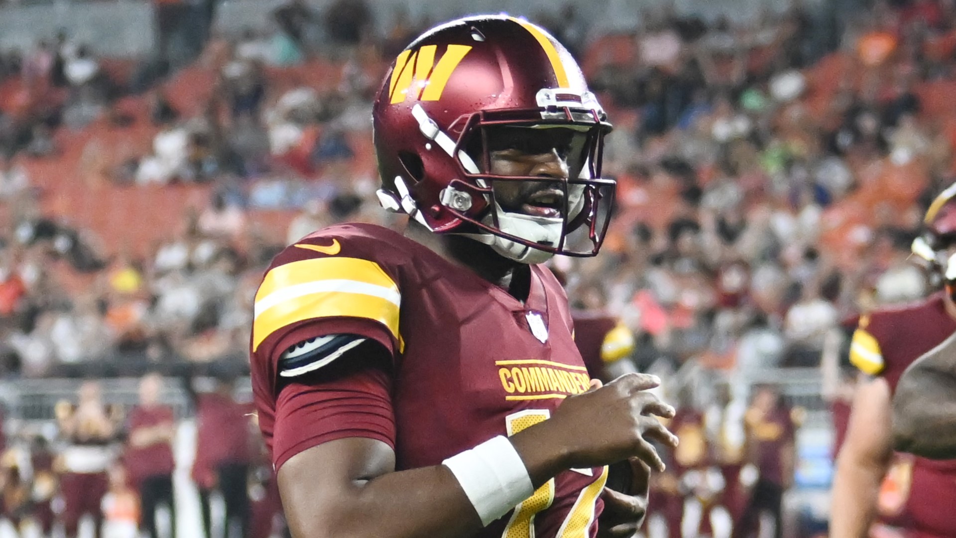 New England Patriots quarterback Jacoby Brissett