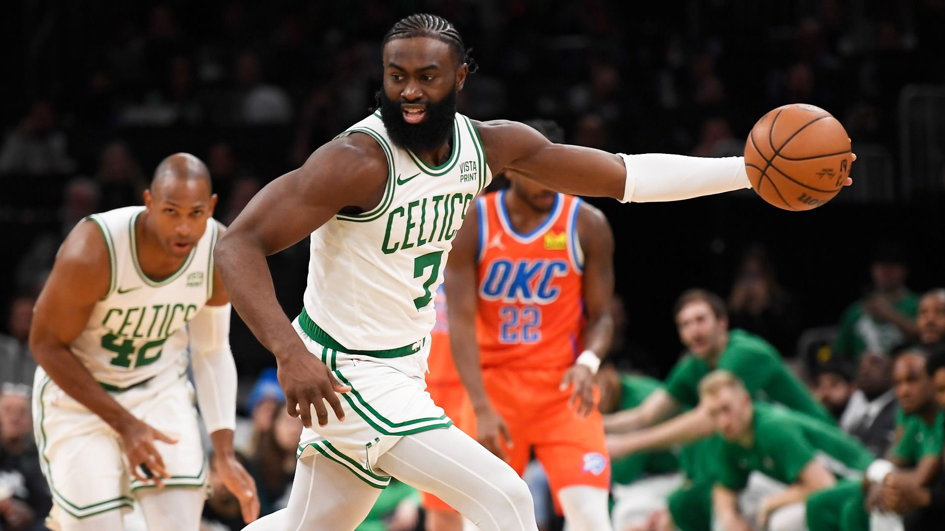 Boston Celtics guard Jaylen Brown