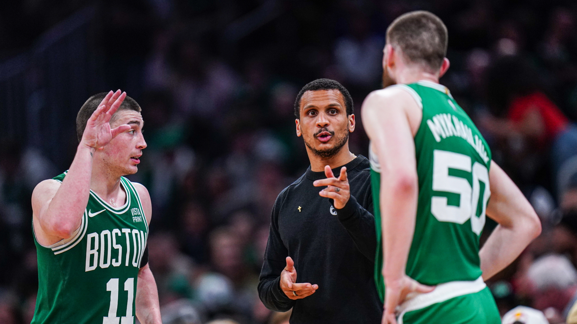 Boston Celtics head coach Joe Mazzulla