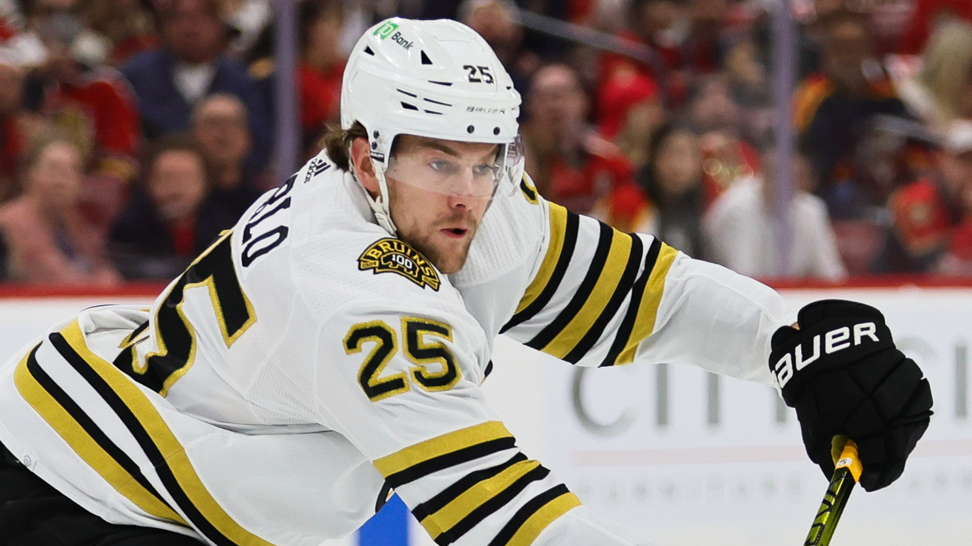 Boston Bruins defenseman Brandon Carlo