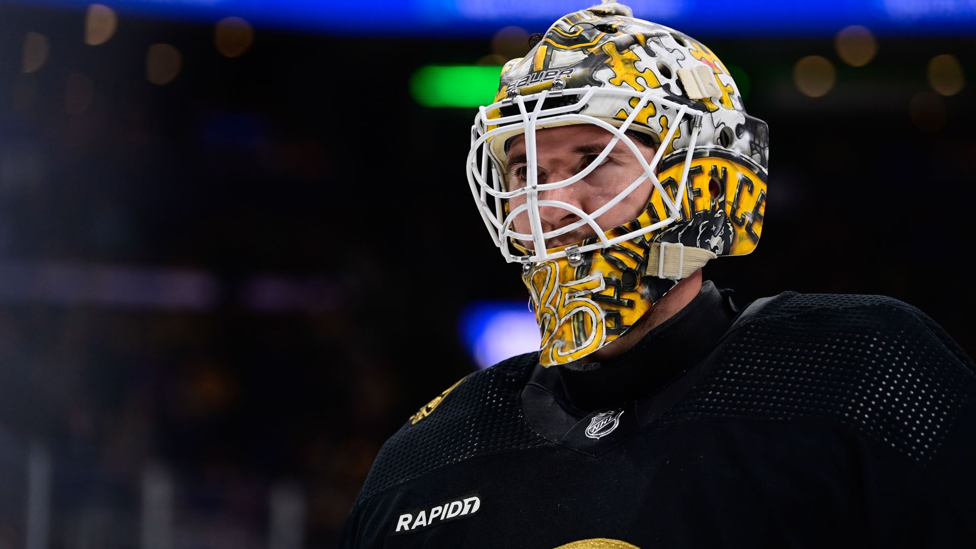 Boston Bruins Goaltender Brandon Bussi