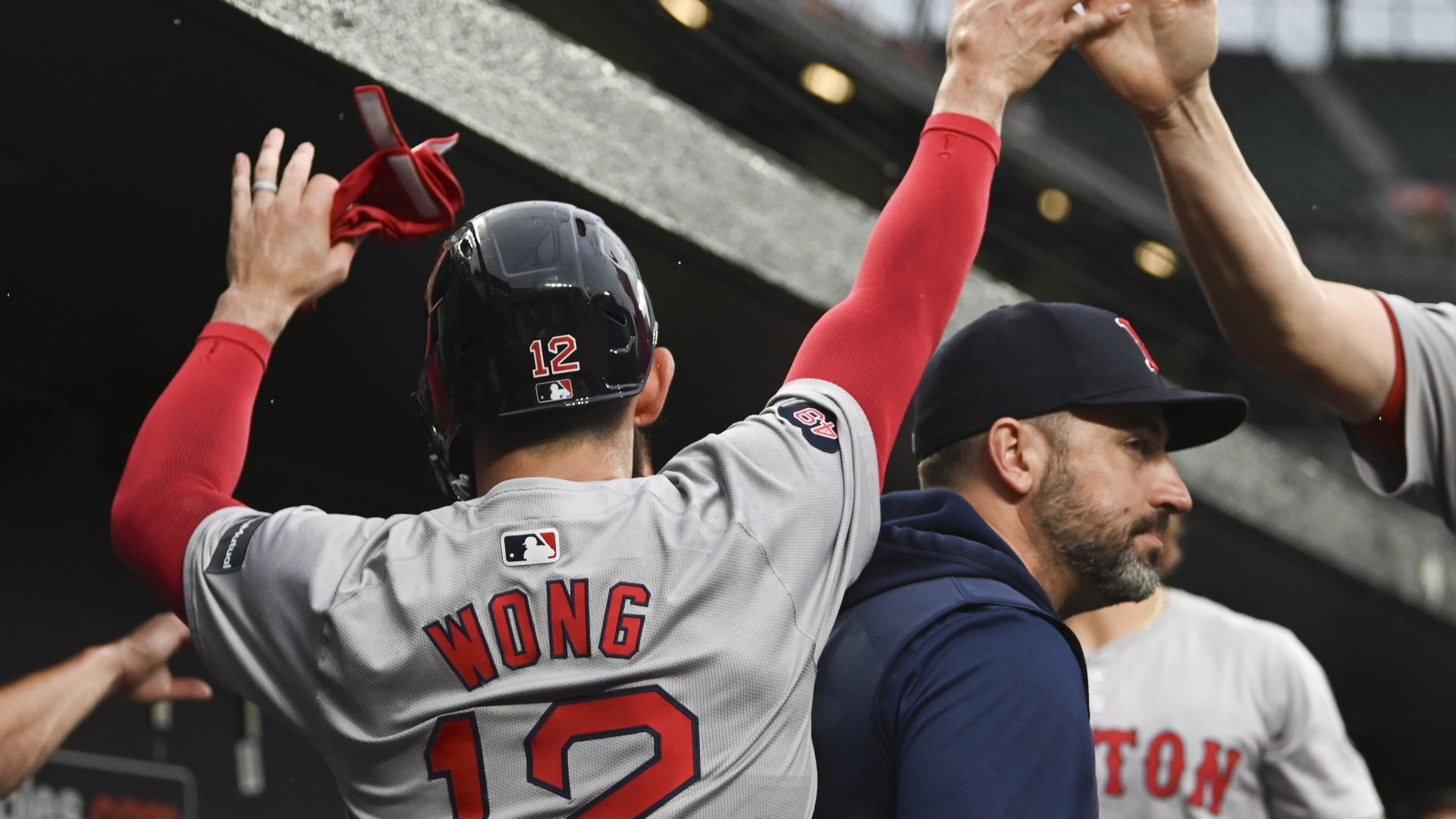 Boston Red Sox catcher Connor Wong