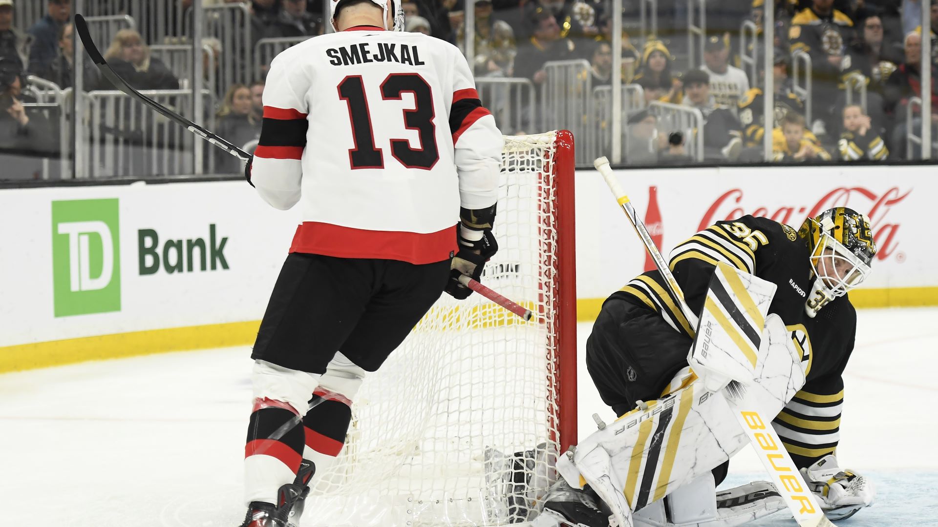 Boston Bruins goaltender Linus Ullmark