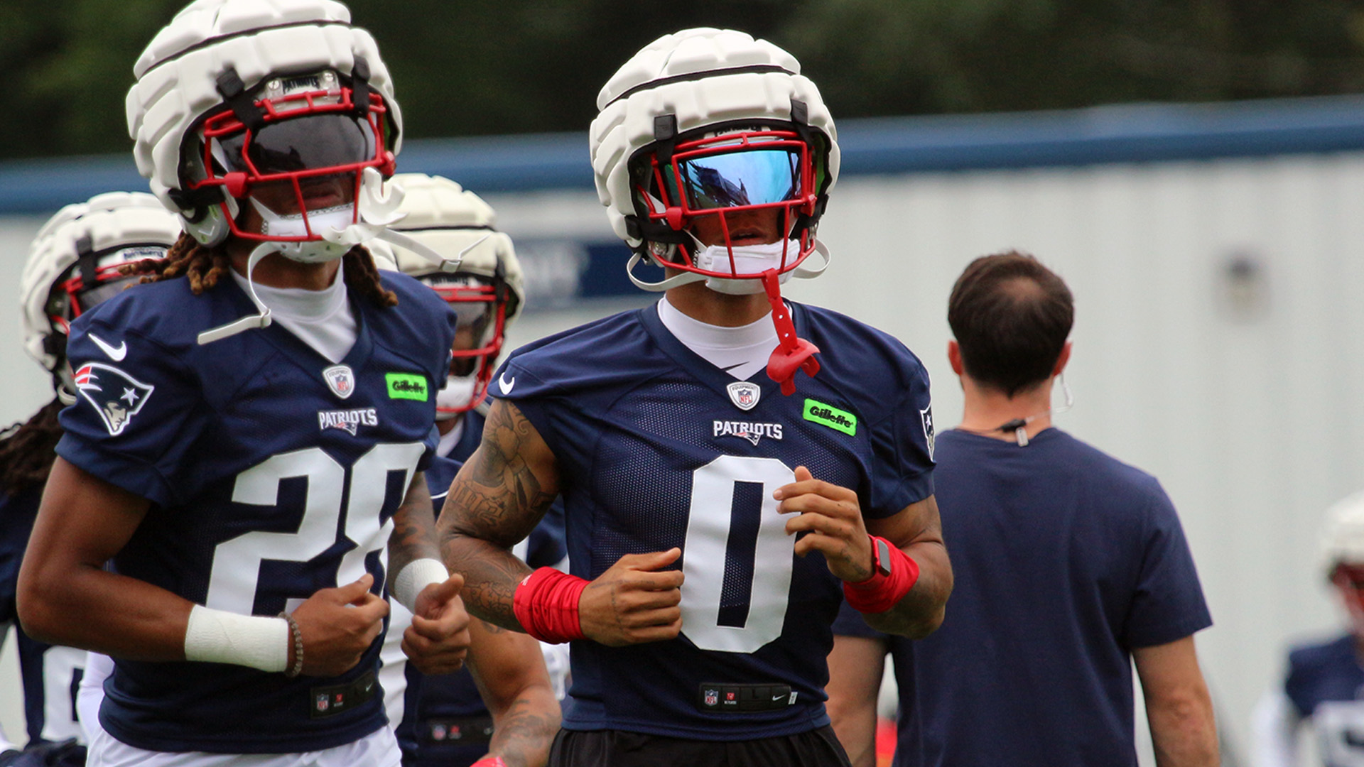 New England Patriots cornerback Christian Gonzalez