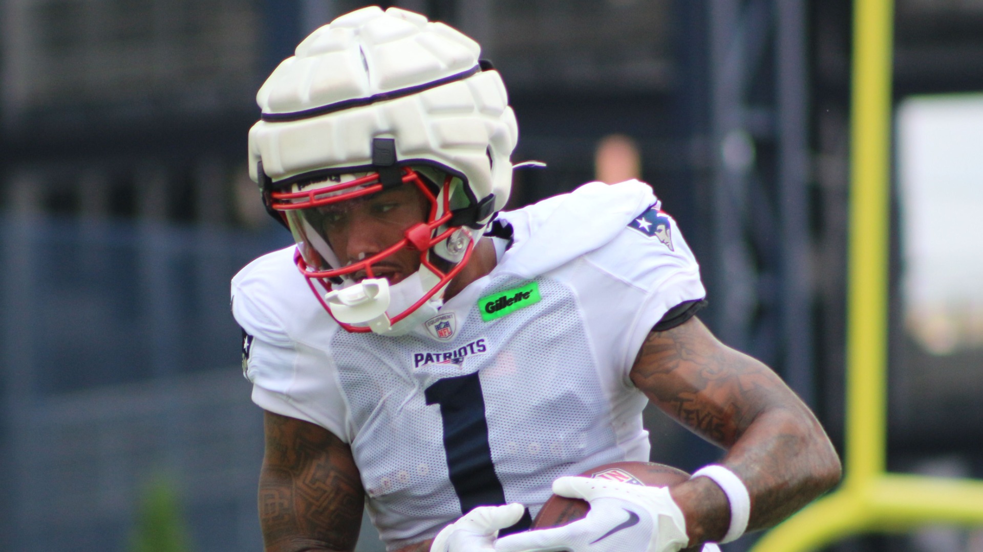 New England Patriots wide receiver Ja'Lynn Polk