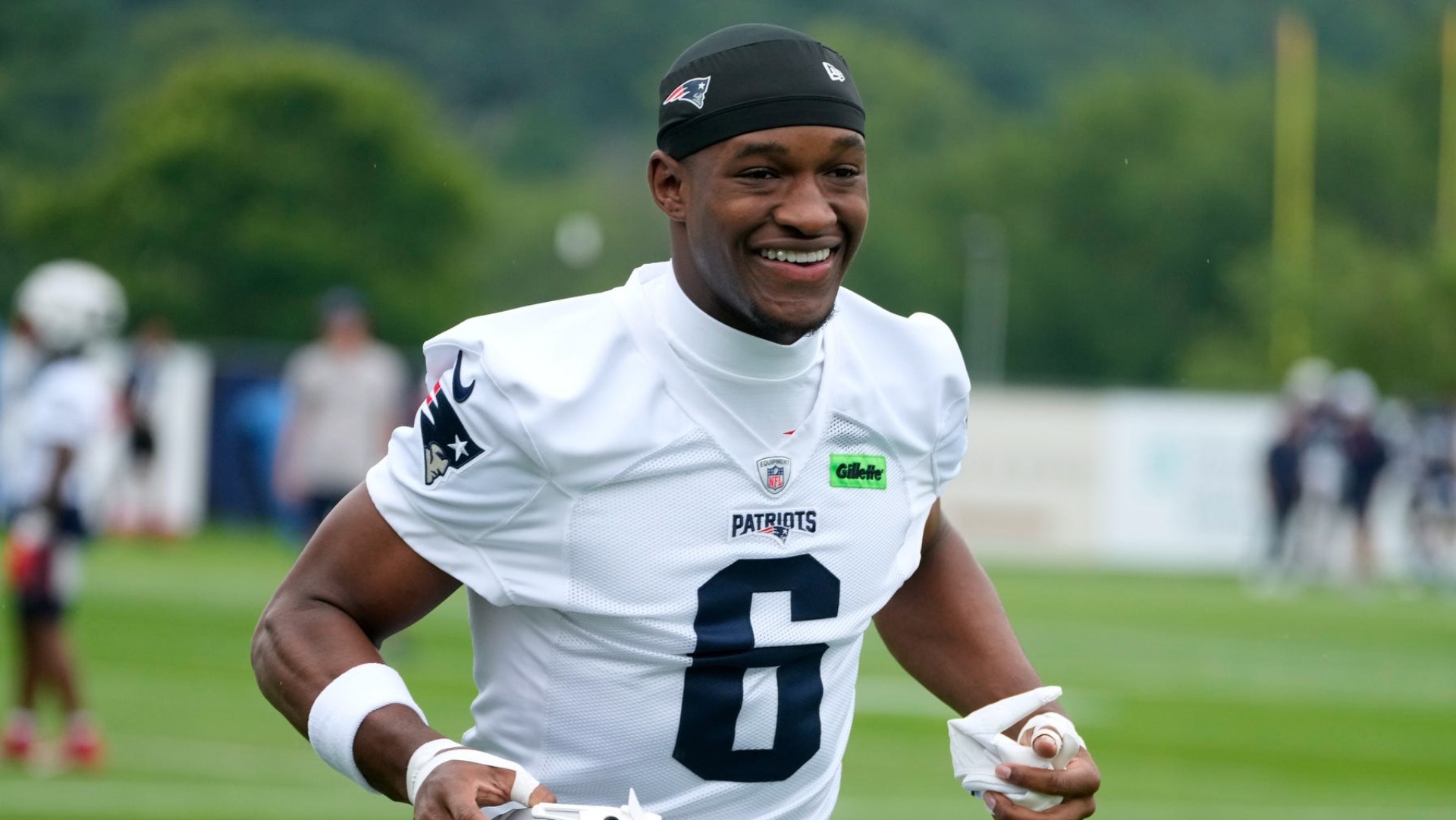 New England Patriots wide receiver Javon Baker