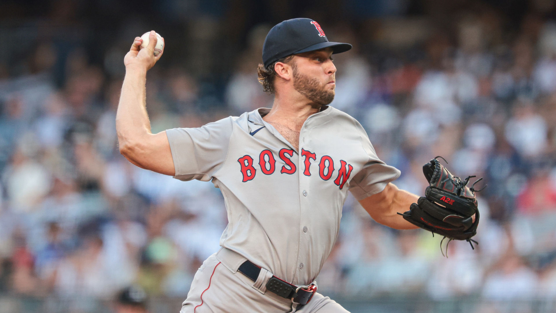 Boston Red Sox starting pitcher Kutter Crawford