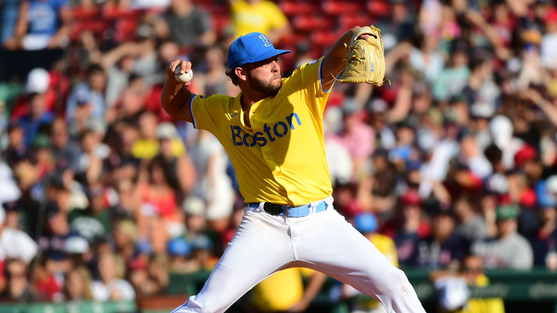 Boston Red Sox starting pitcher Kutter Crawford