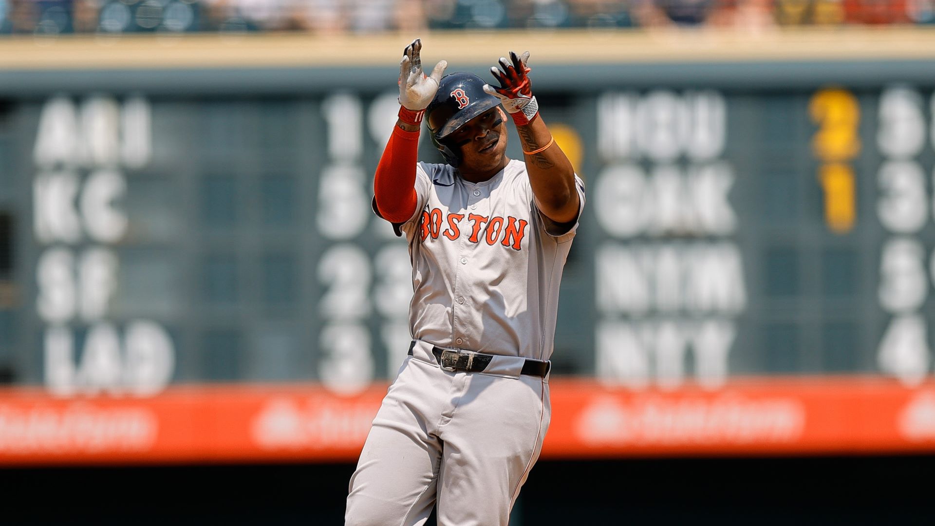 San Francisco Giants designated hitter Rafael Devers