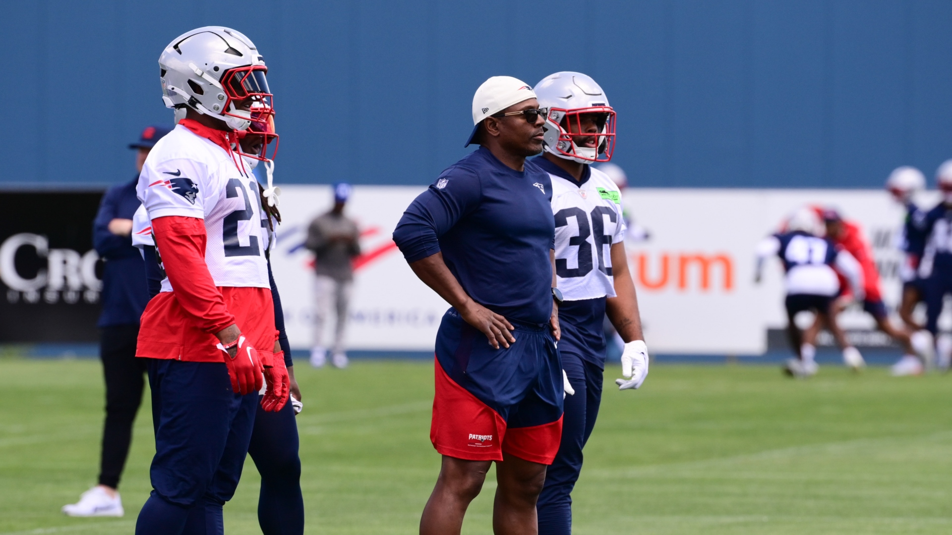 New England Patriots skills development coach Troy Brown