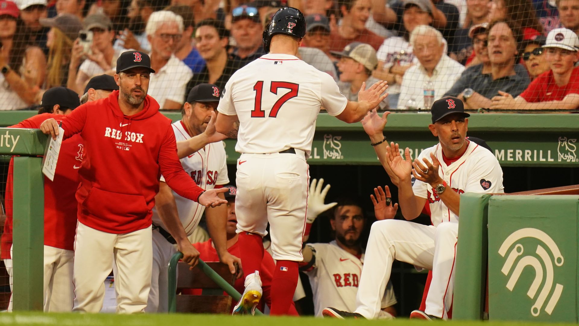 Boston Red Sox outfielder Tyler O'Neill