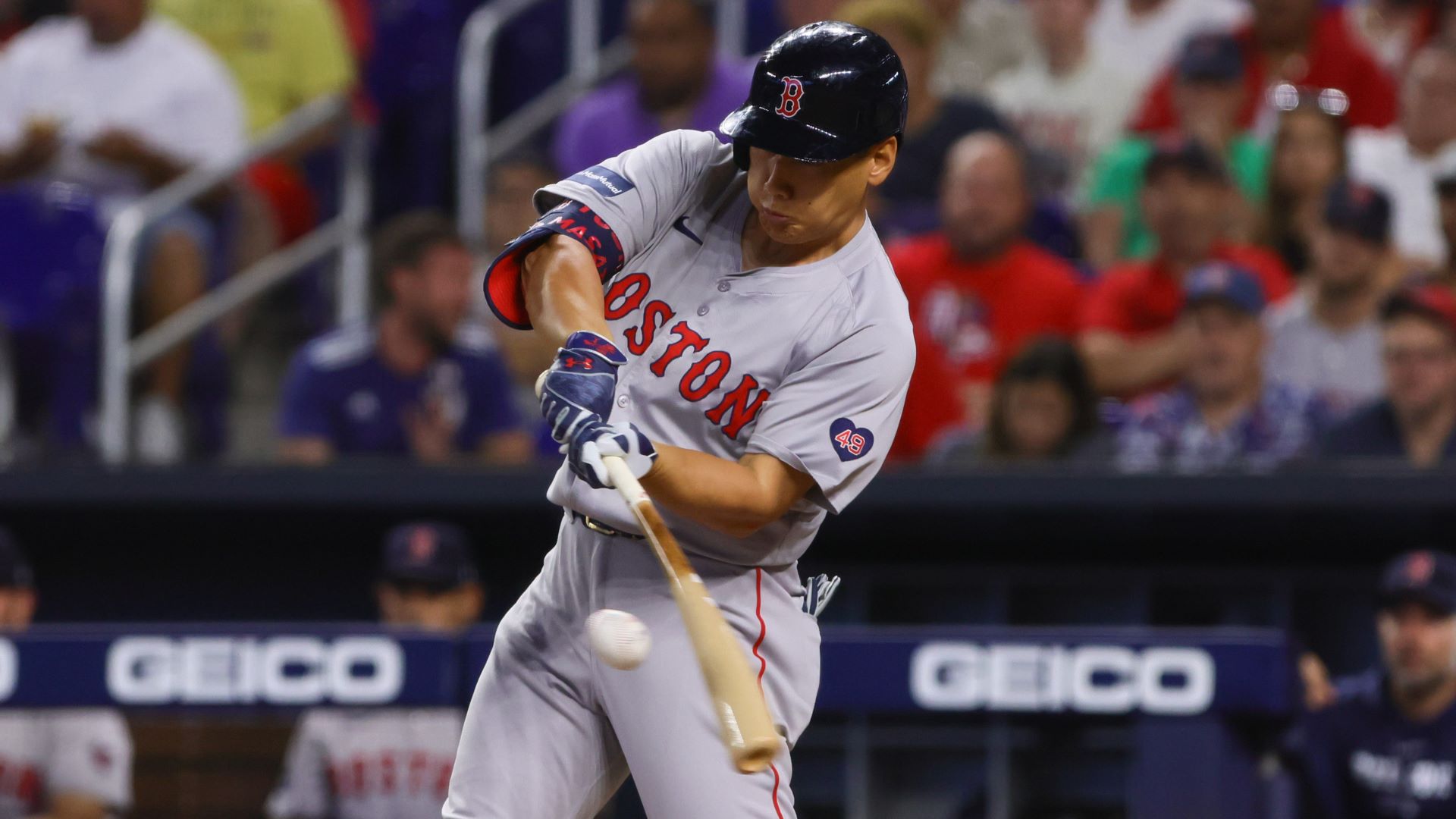 Boston Red Sox outfielder Masataka Yoshida