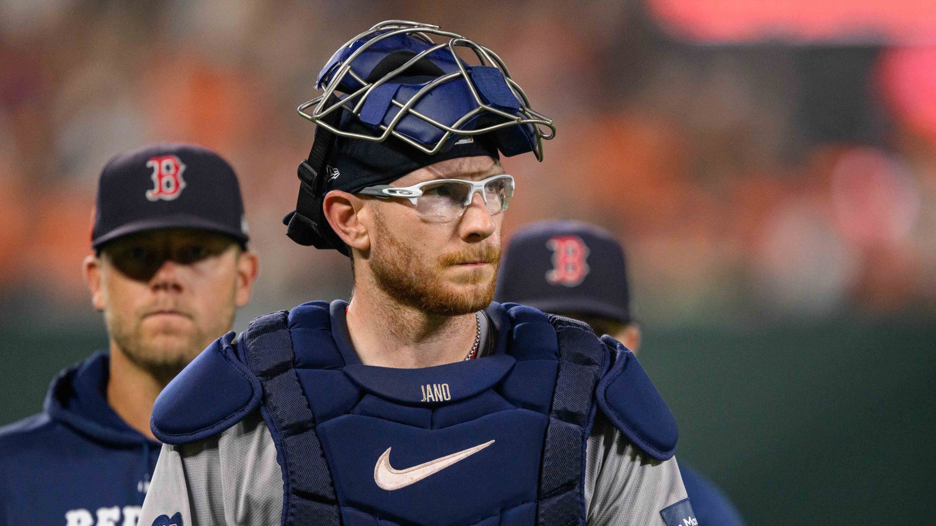Boston Red Sox catcher Danny Jansen