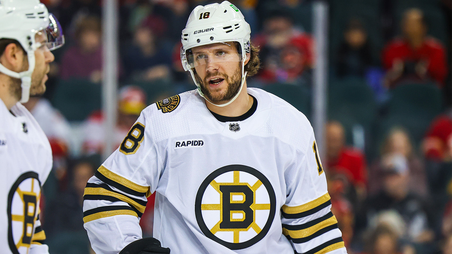 Boston Bruins forward Pavel Zacha