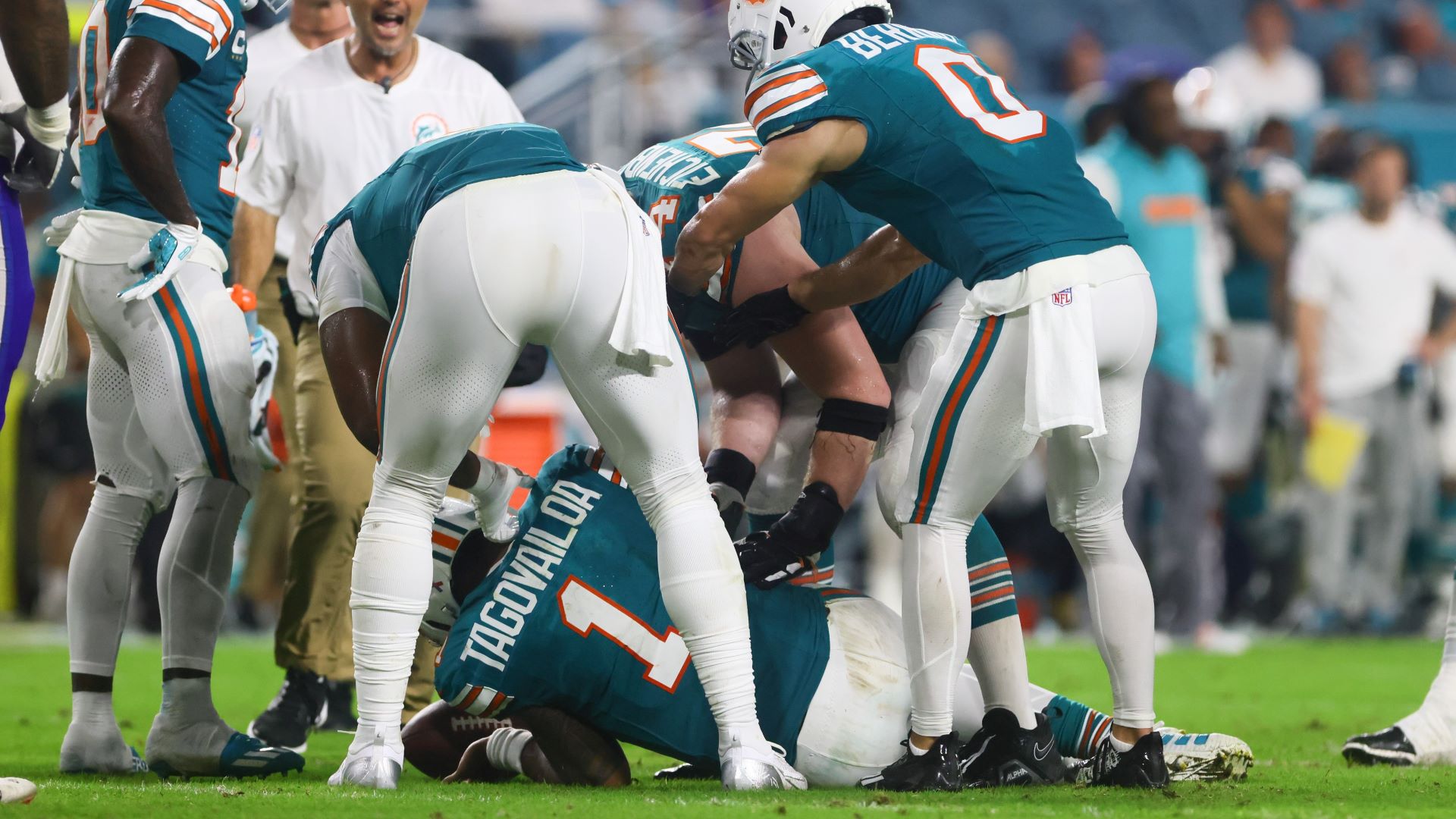 Miami Dolphins quarterback Tua Tagovailoa
