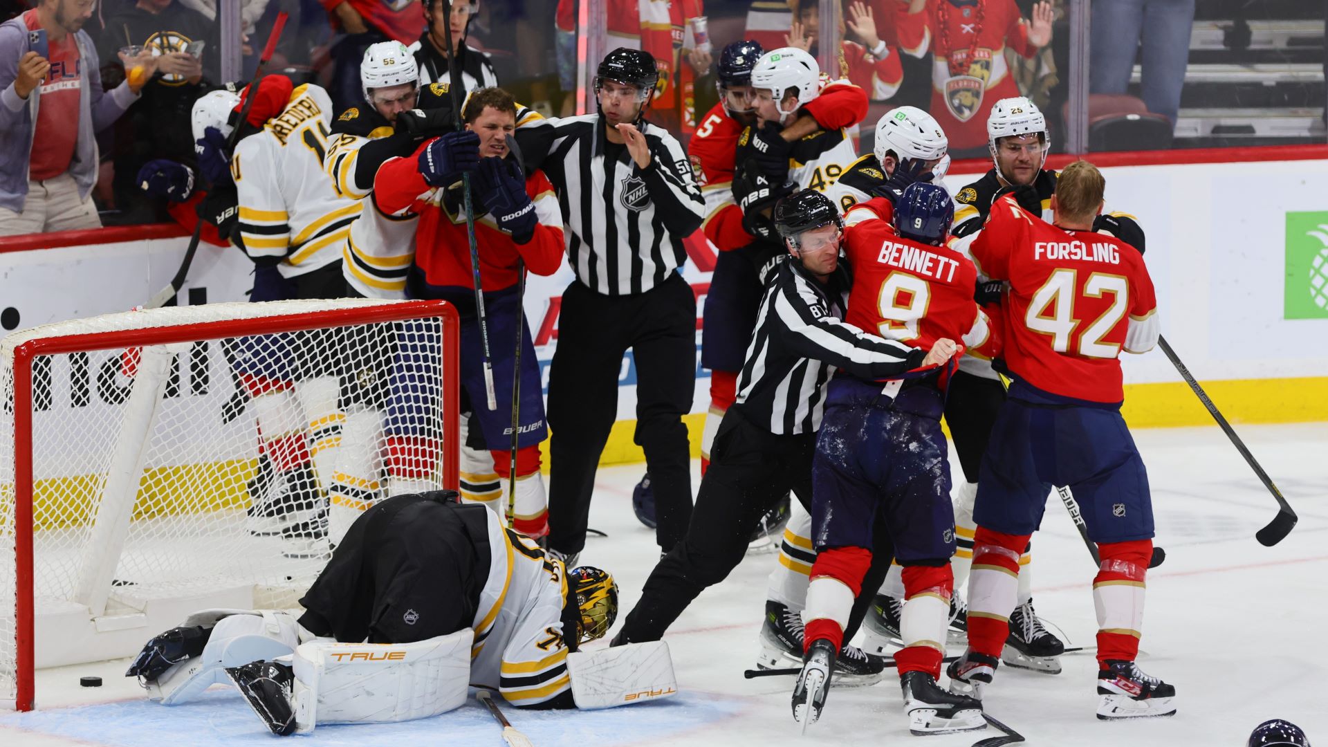 Boston Bruins and Florida Panthers