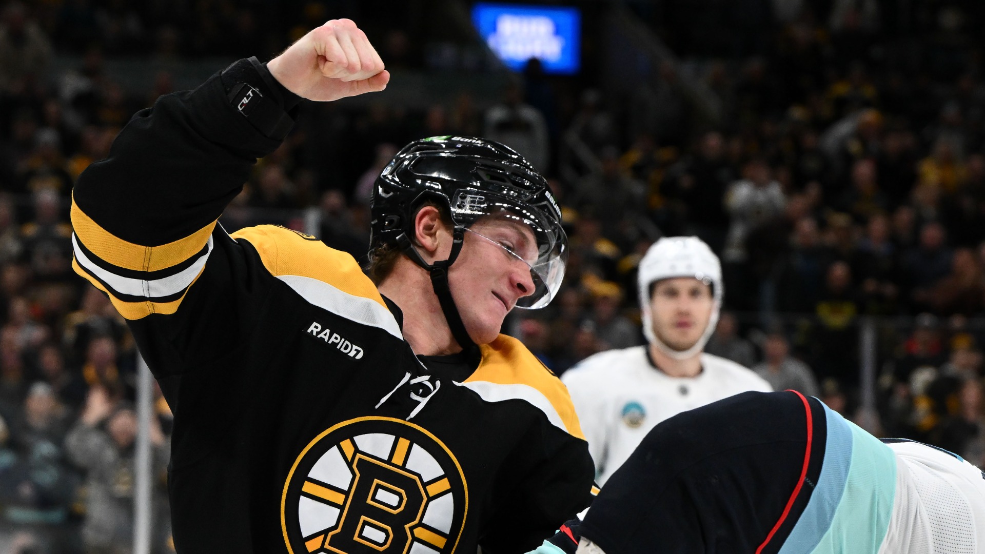 Boston Bruins forward Trent Frederic