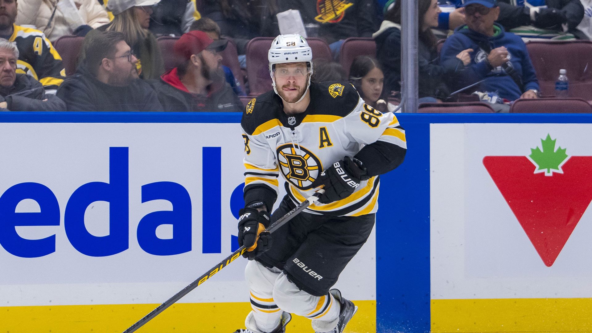 Boston Bruins winger David Pastrnak
