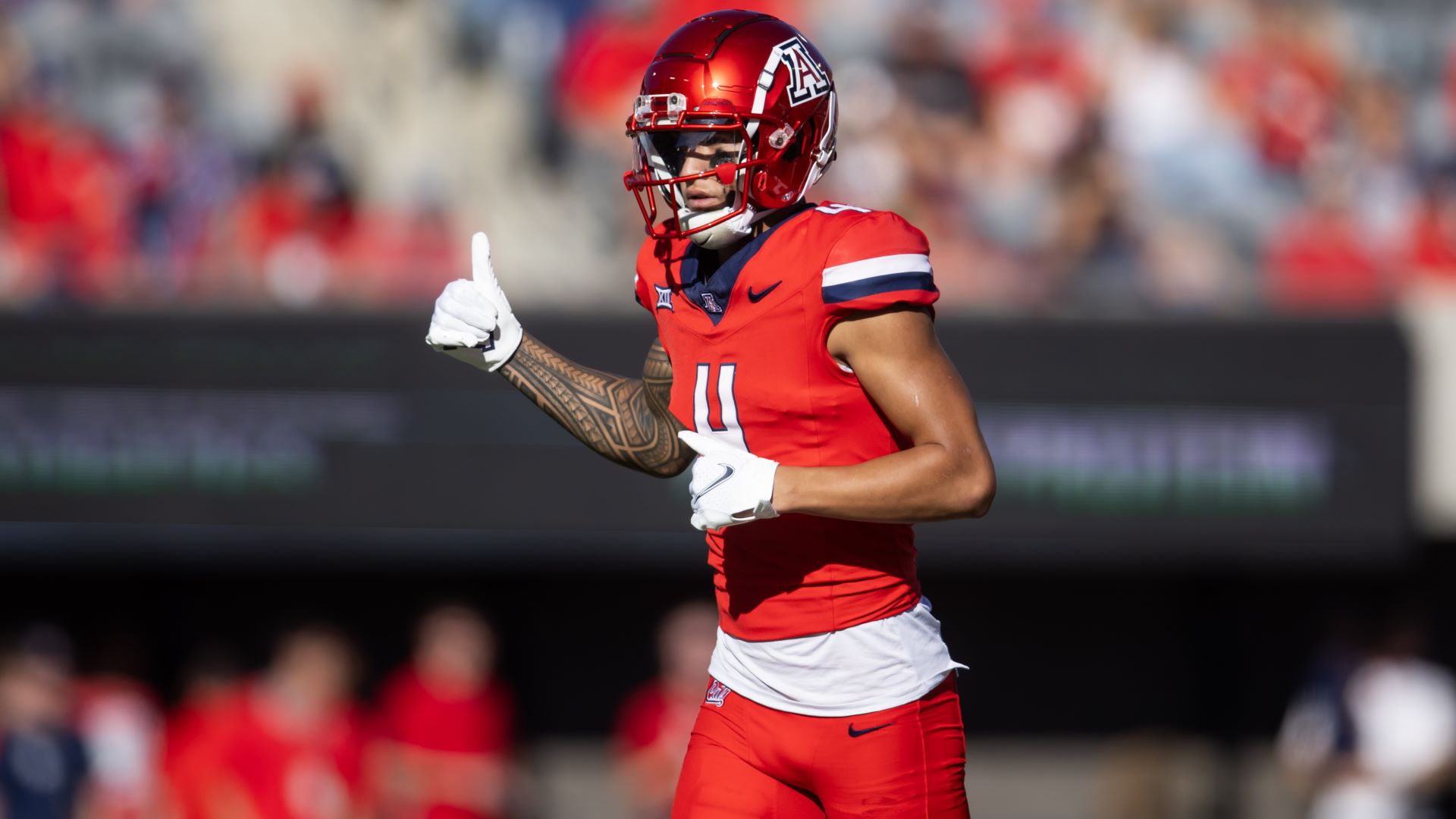 Arizona Wildcats wide receiver Tetairoa McMillan
