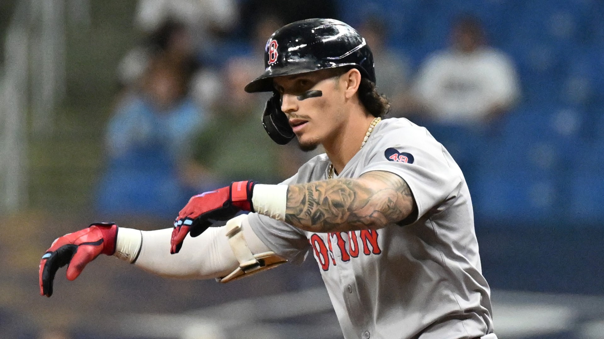 Boston Red Sox center fielder Jarren Duran