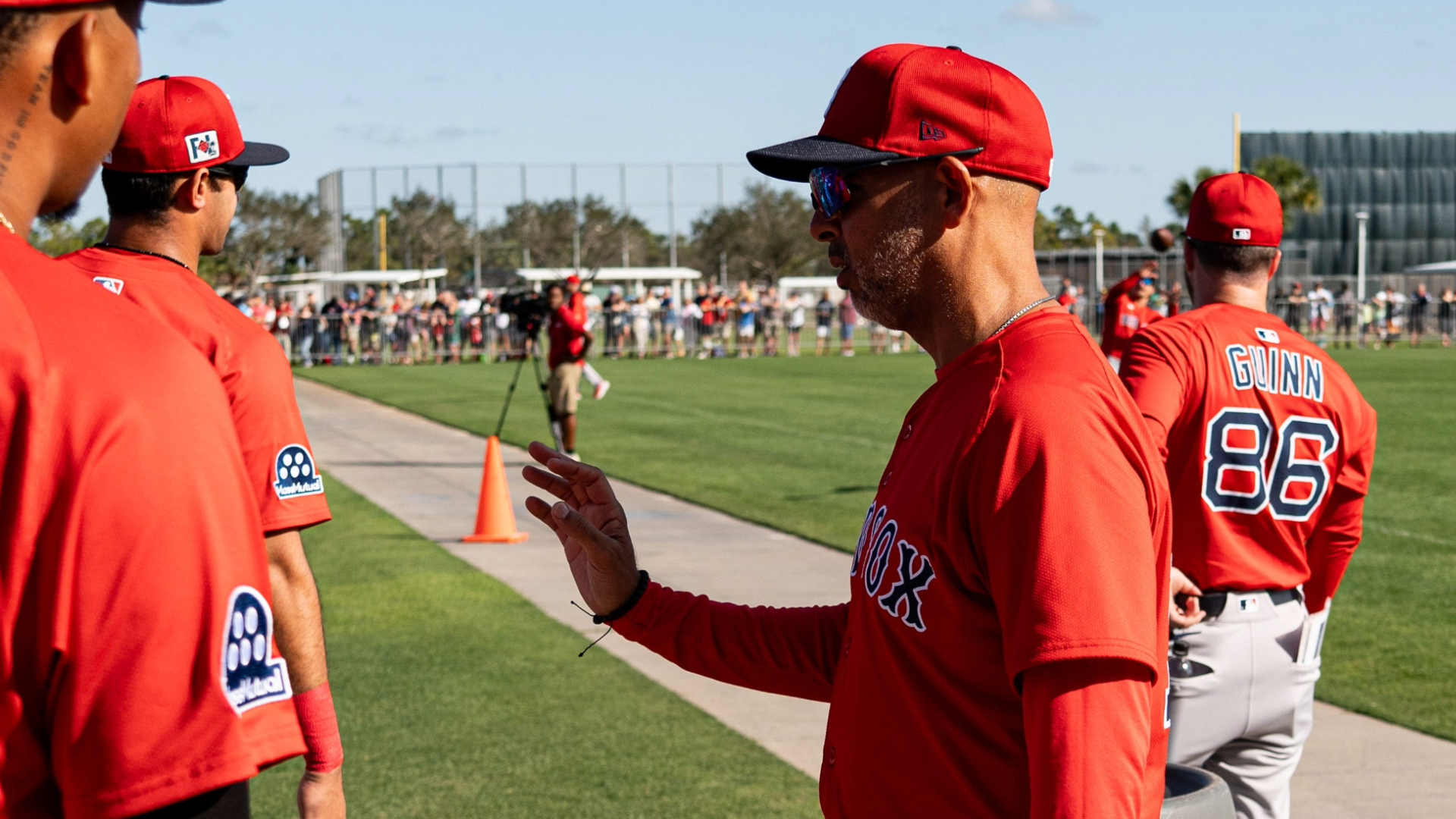 Boston Red Sox manager Alex Cora