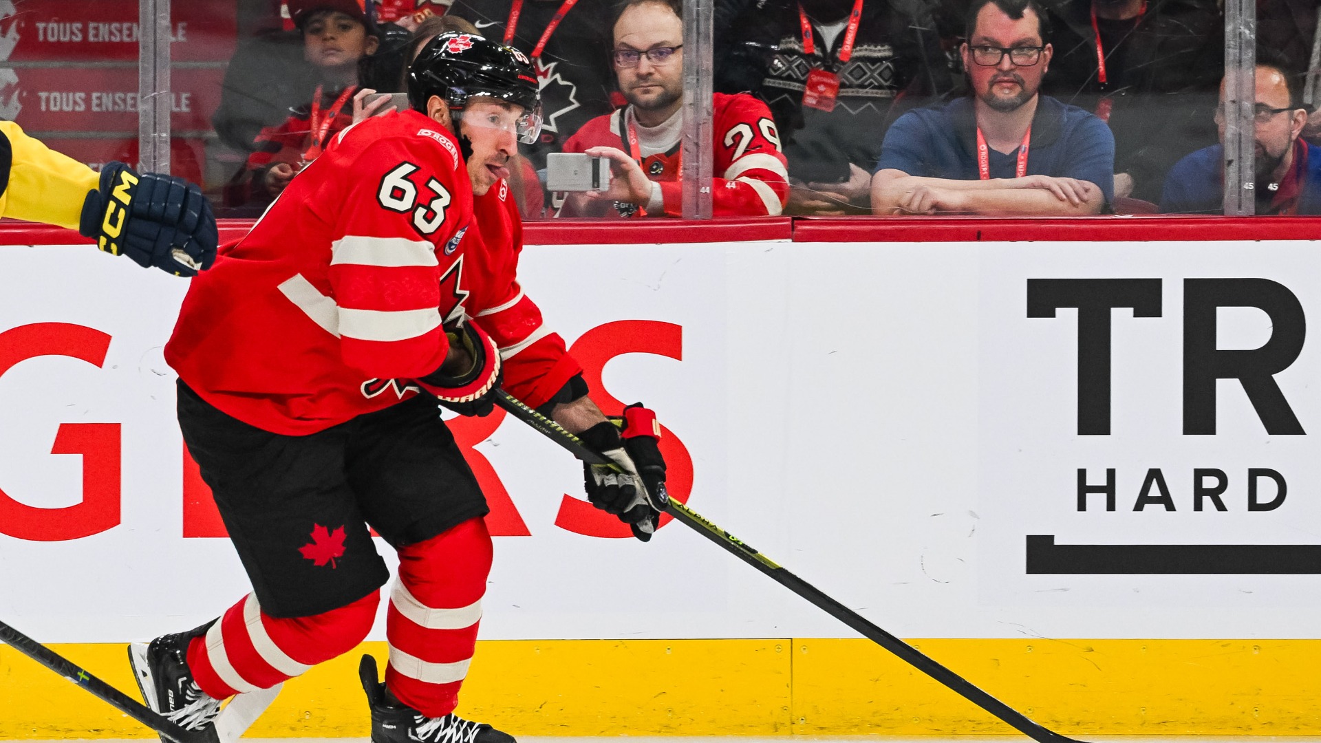 Team Canada forward Brad Marchand