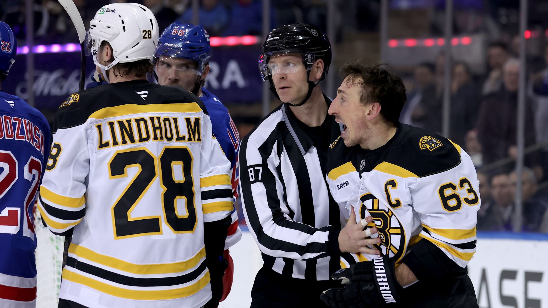 Boston Bruins forward Brad Marchand